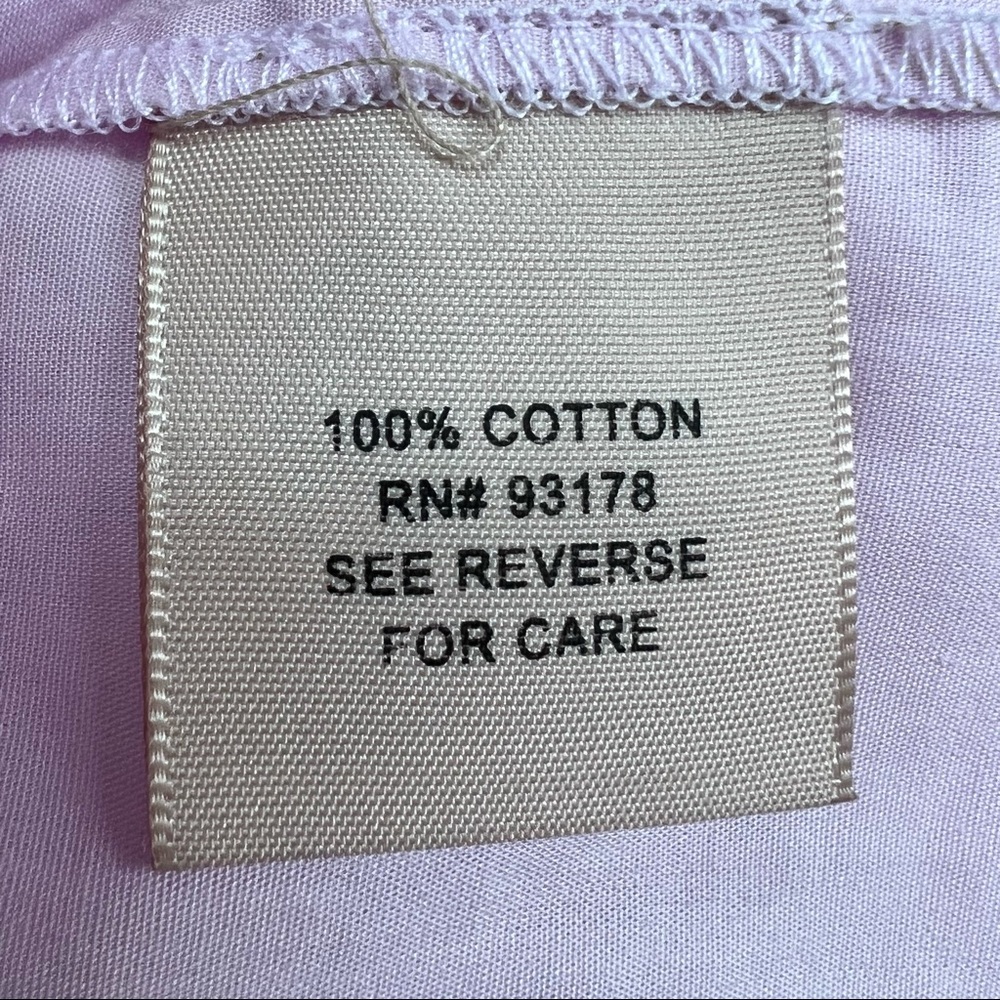 Philosophy republic clothing women’s pink cotton blouse top w/pearls size m - Picture 7 of 8
